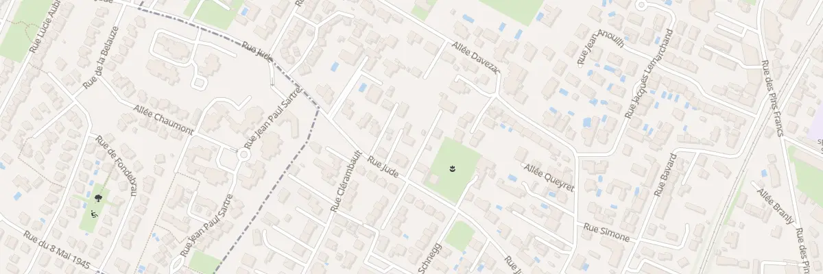 Plan du 95 Rue Jude à Bordeaux