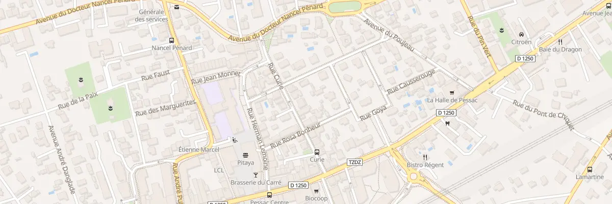 Plan du 15 Rue Curie à Pessac