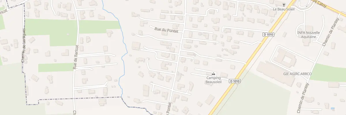 Plan du 39A Rue du Pontet à Gradignan
