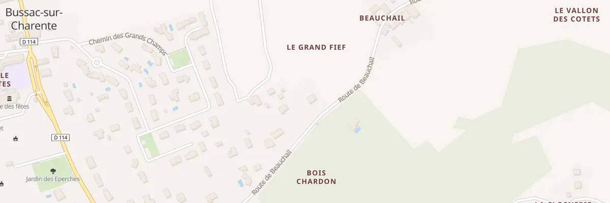 Plan du 37 Rte de Beauchail à Bussac-sur-Charente