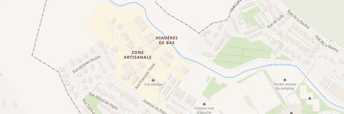 Plan du 5017 Hiaderes de Bas à Mourenx