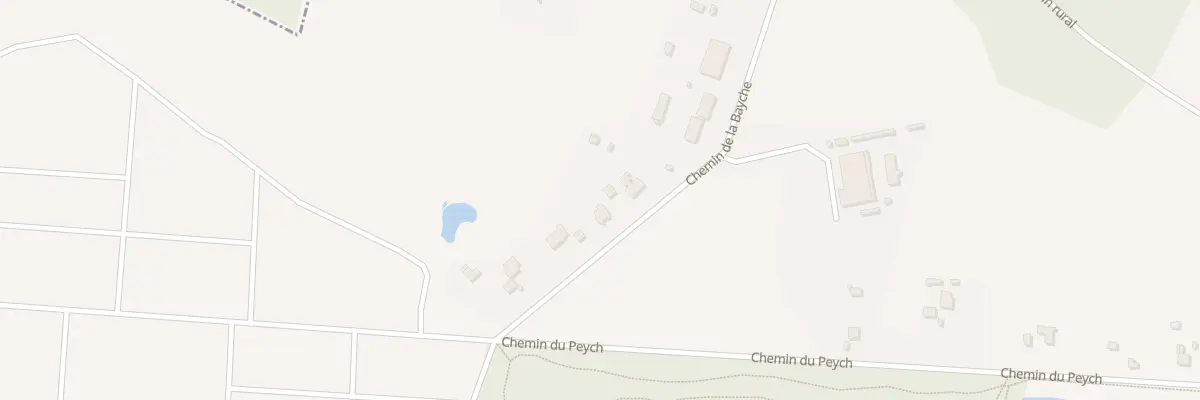 Plan du 34 Che de la Bayche à Léognan