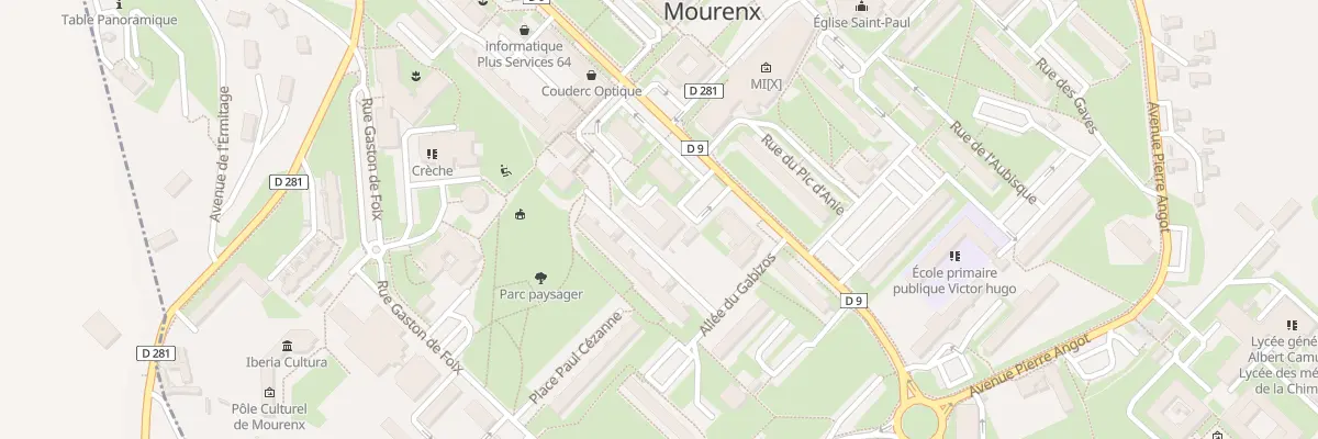 Plan du 2 Pl Du Gabizos à Mourenx