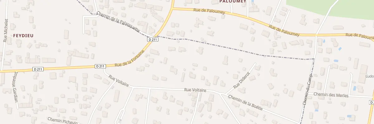 Plan du 257 Rue Voltaire au Pian-Médoc