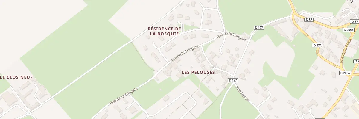 Plan du 3 Rue de la Tringale à Ryes