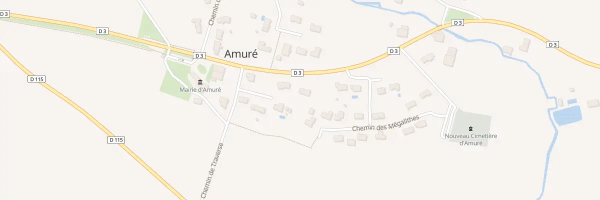 Plan du 100 Rte de Niort-marans à Amuré