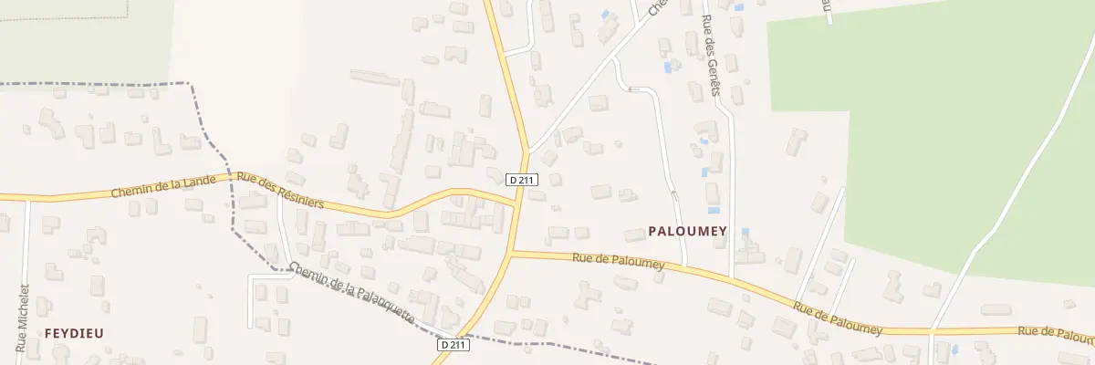 Plan du 15 Rue de Paloumey à Ludon-Médoc