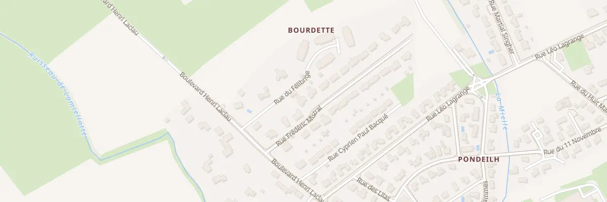 Plan du 7 Rue Frédéric Mistral à Oloron-Sainte-Marie
