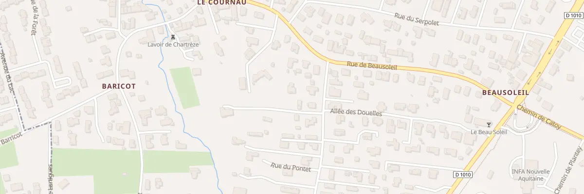 Plan du 7A Rue du Pontet à Gradignan
