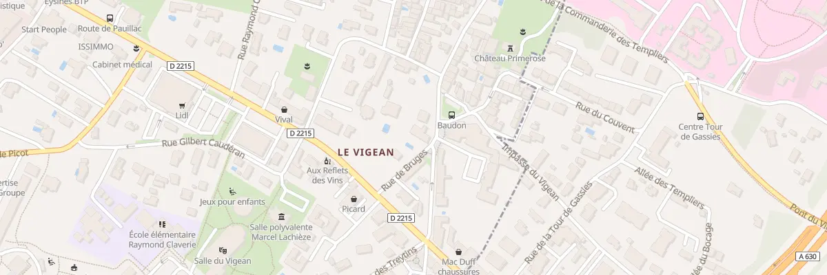 Plan du 1 Pl André Et Yvonne Baudon à Eysines