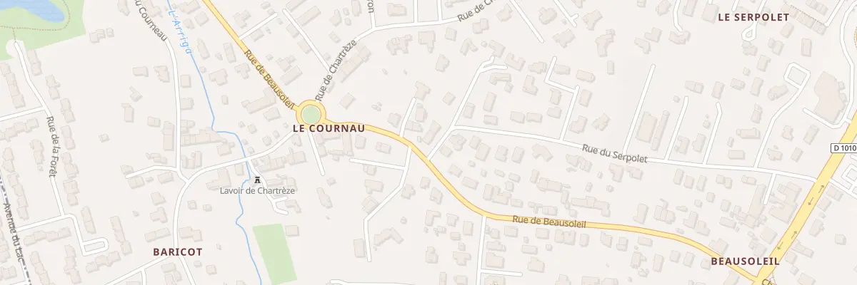 Plan du 45 Rue de Beausoleil à Gradignan