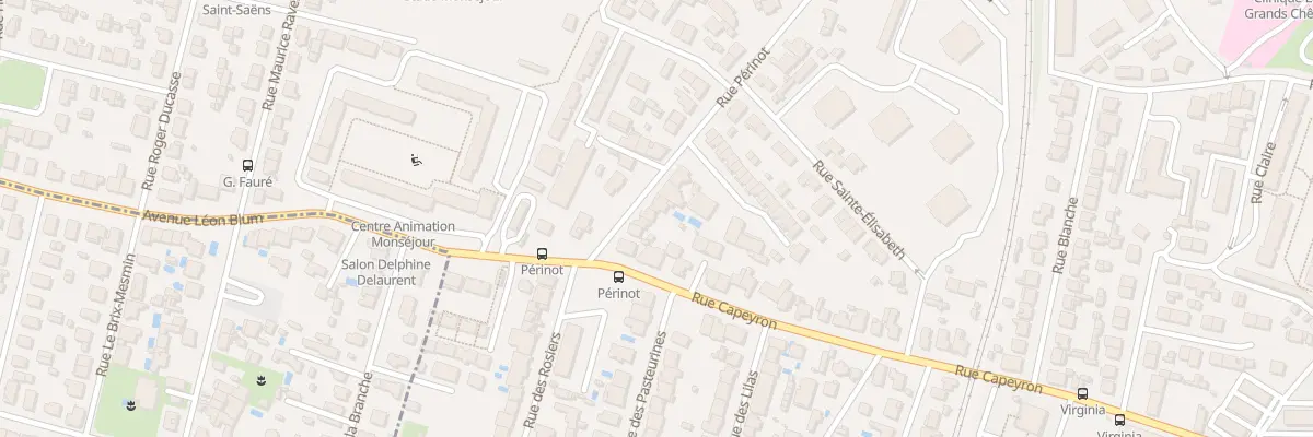 Plan du 64 Rue Perinot à Bordeaux