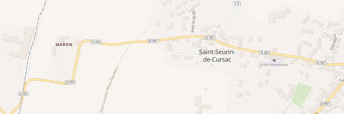 Plan du 45B Rte de l’Eglise à Saint-Seurin-de-Cursac