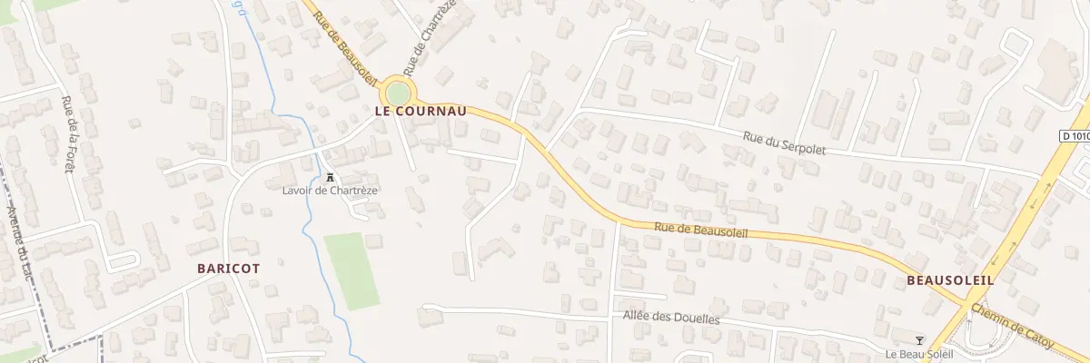 Plan du 34 Rue de Beausoleil à Gradignan