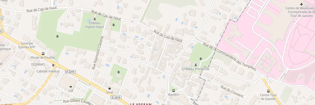 Plan du 6 Rue René Lavergne à Eysines