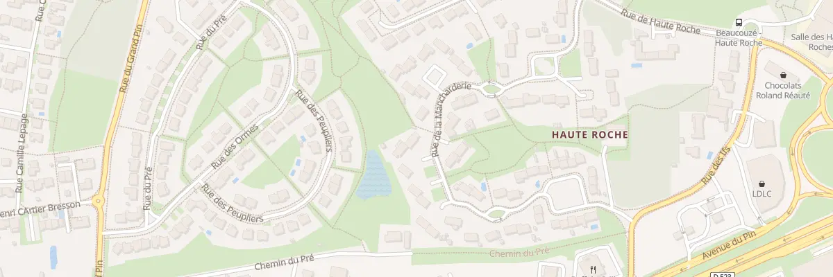 Plan du 34 Rue de la Mancharderie à Beaucouzé