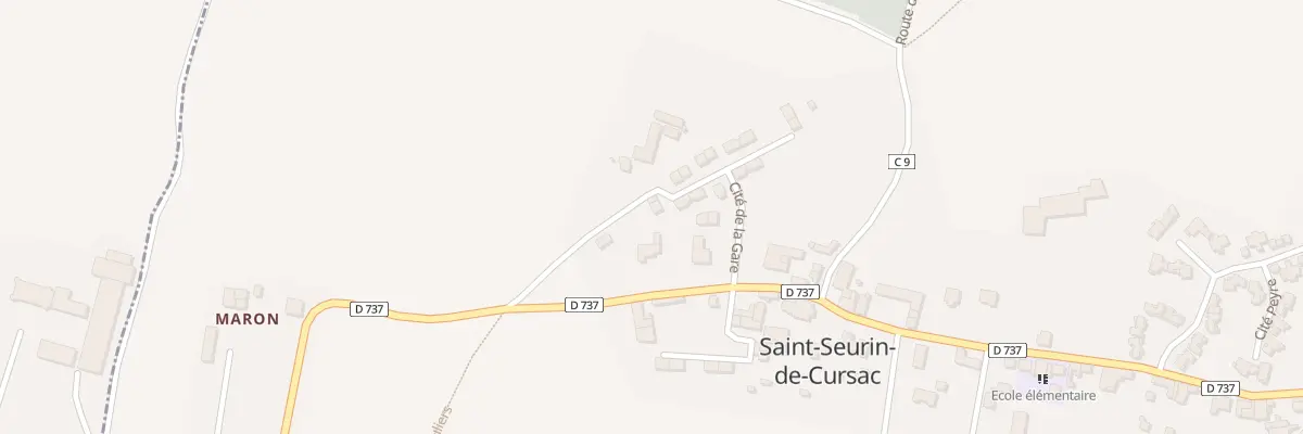 Plan du 4 Cite de la Gare à Saint-Seurin-de-Cursac