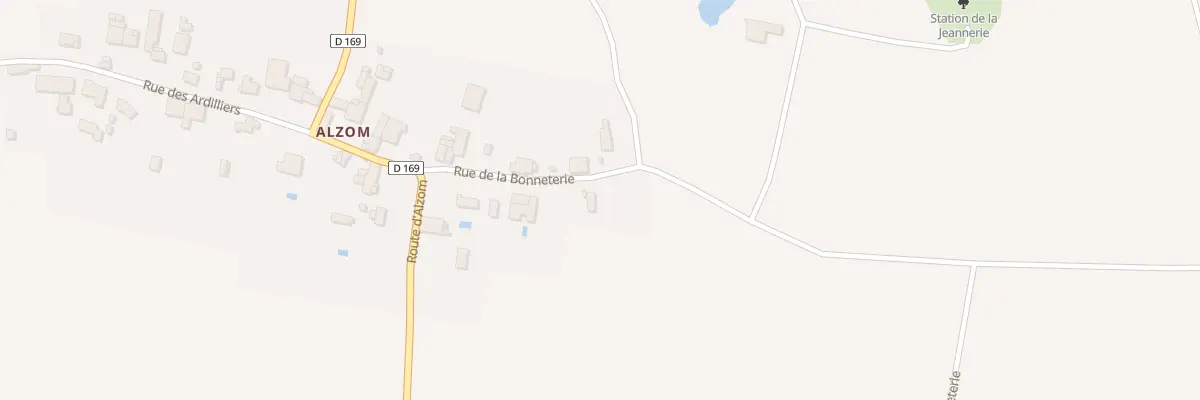 Plan du 8 Rue de la Bonneterie au Bourdet