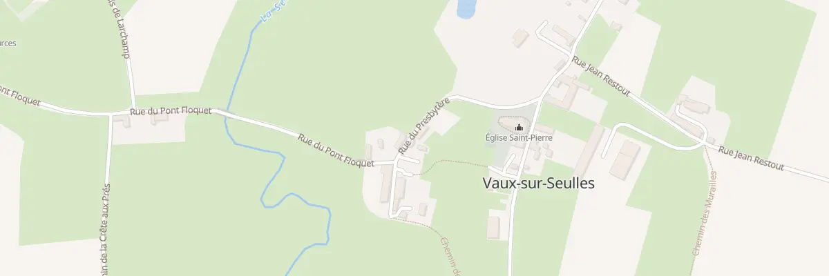Plan du 51 Le Bourg à Vaux-sur-Seulles