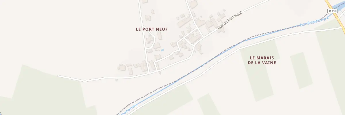 Plan du 90 Rue du Port Neuf à Torxé