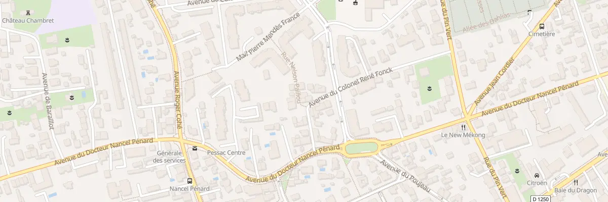 Plan du 29 Rue du Colonel Fonck à Pessac