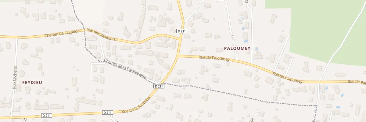 Plan du 34 Rue de Paloumey à Ludon-Médoc