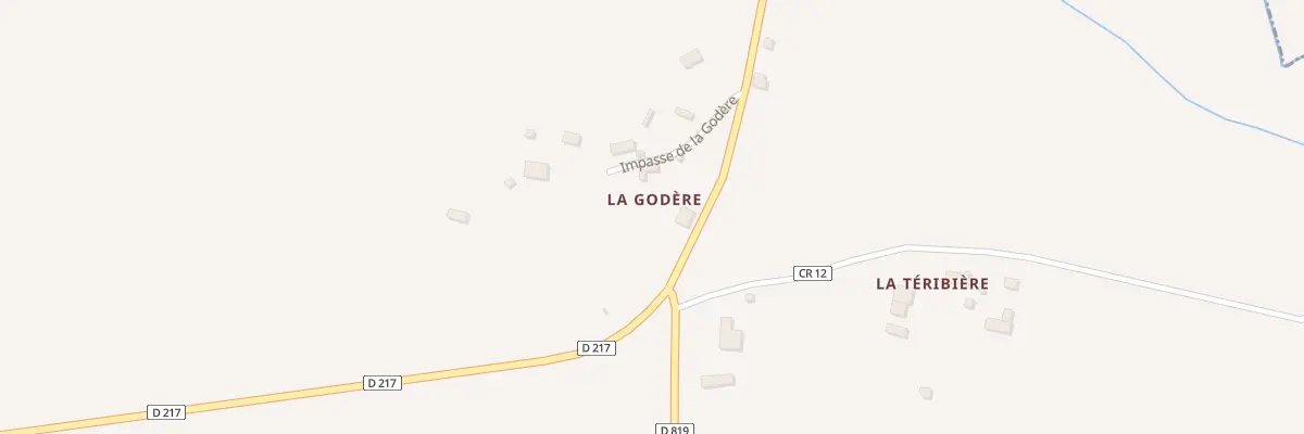 Plan du 1 Imp de la Godère à Saint-Bômer-les-Forges