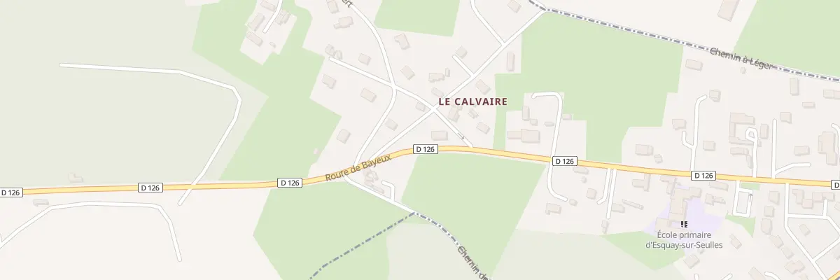 Plan du 1 Che de la Petite Chasse à Esquay-sur-Seulles