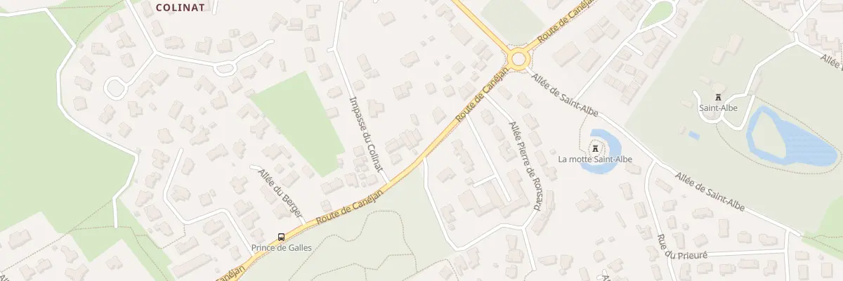 Plan du 223B Rte de Canéjan à Gradignan