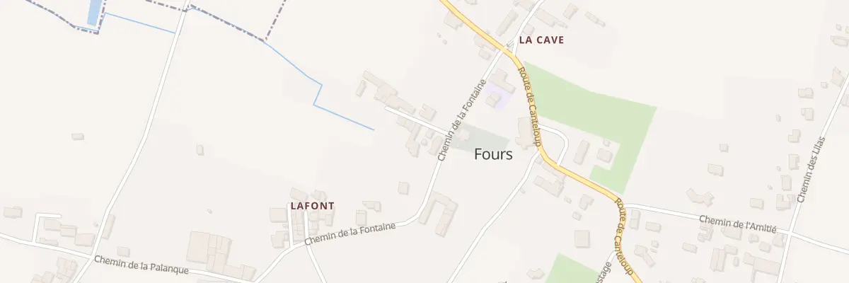 Plan du 8 Che de la Fontaine à Fours
