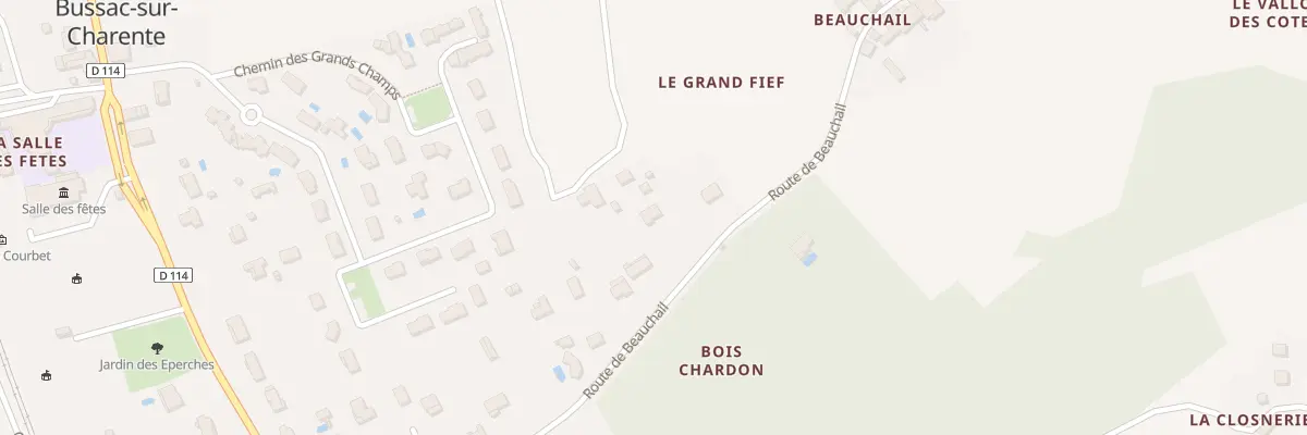 Plan du 33 Rte de Beauchail à Bussac-sur-Charente