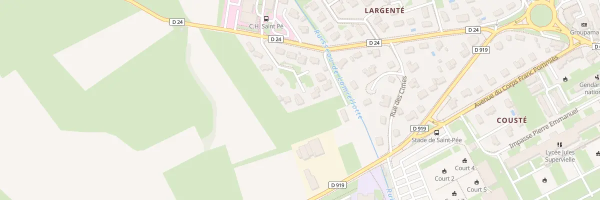 Plan du 11 Rue de Napach à Oloron-Sainte-Marie