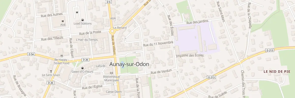 Plan du 2 Rue du Onze Novembre - Aunay aux Monts d’Aunay