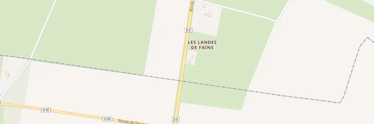 Plan du 5052 Landes de Fains à Monts-en-Bessin
