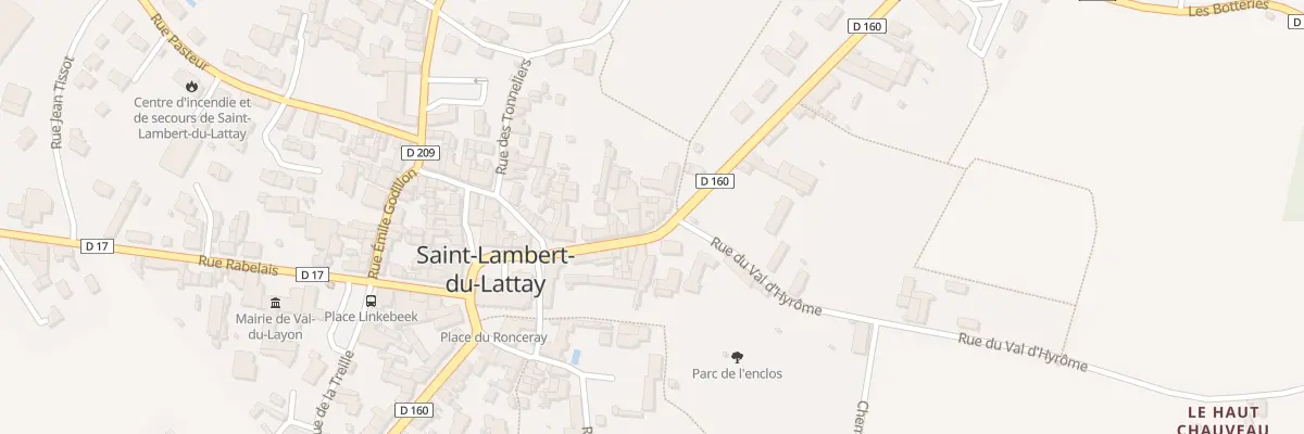Plan du 13 Rue du Pont-Barré à Val-du-Layon