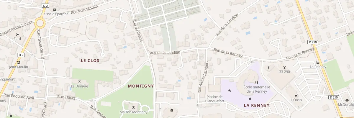 Plan du 7 Rue de la Landille à Blanquefort