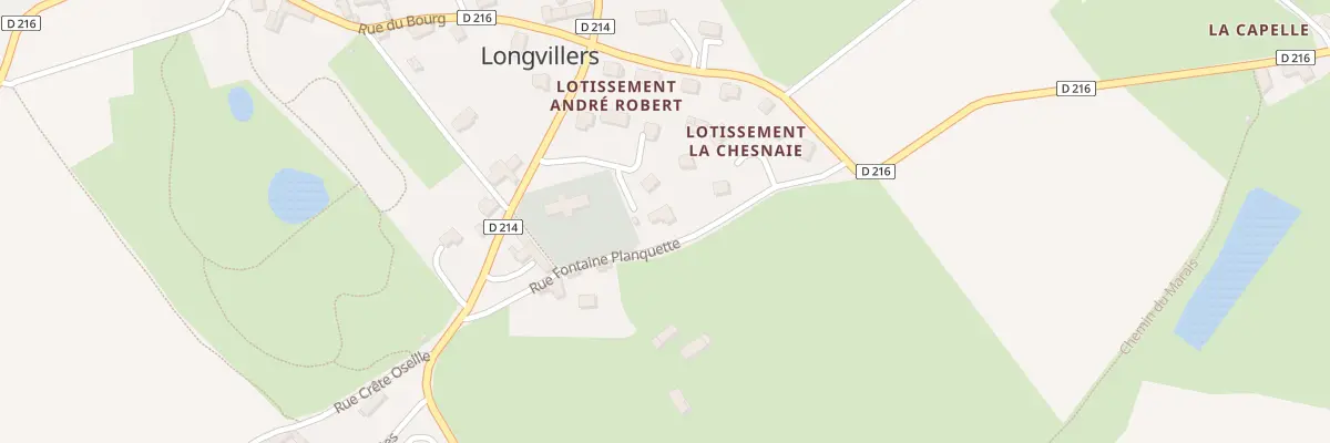Plan du 1 Rue Fontaine Planquette à Longvillers