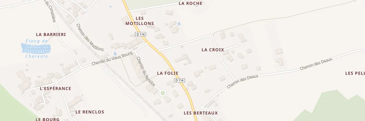Plan du 60 Rte du Val de Charente à Bussac-sur-Charente