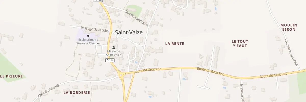 Plan du 6 Rte de la Croix à Saint-Vaize