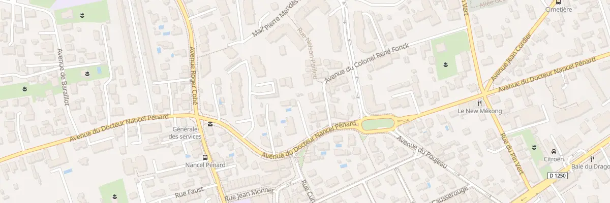 Plan du 35 Rue du Colonel Fonck à Pessac