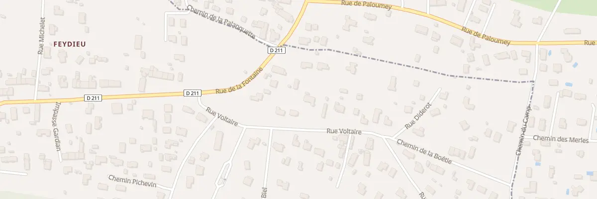 Plan du 217 Rue Voltaire au Pian-Médoc