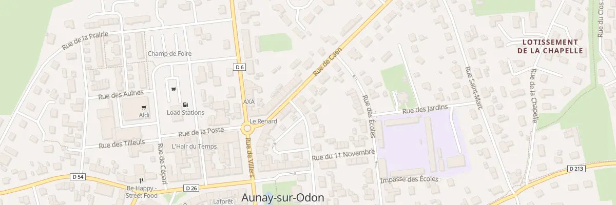 Plan du 18 Rue de Caen - Aunay sur Odon aux Monts d’Aunay