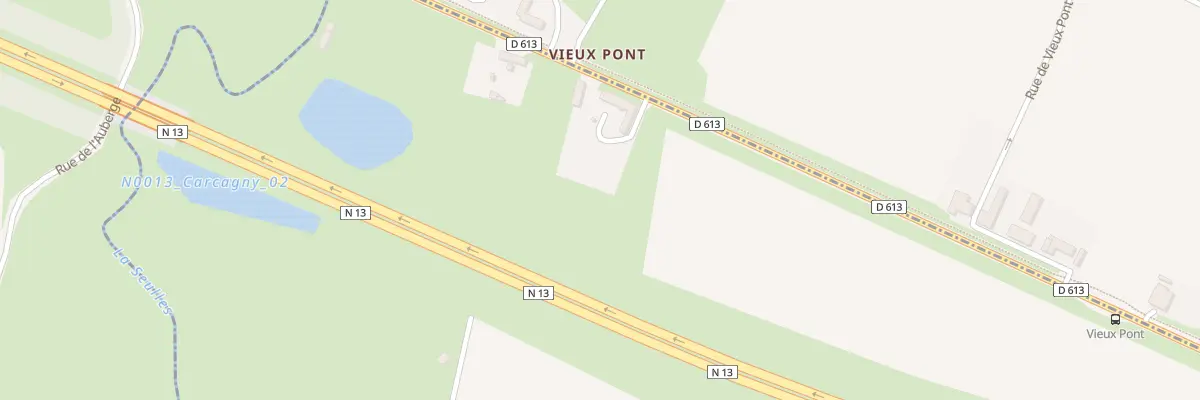 Plan du 5064 Vieux Pont à Carcagny