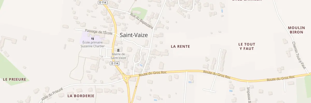 Plan du 6A Rte de la Croix à Saint-Vaize