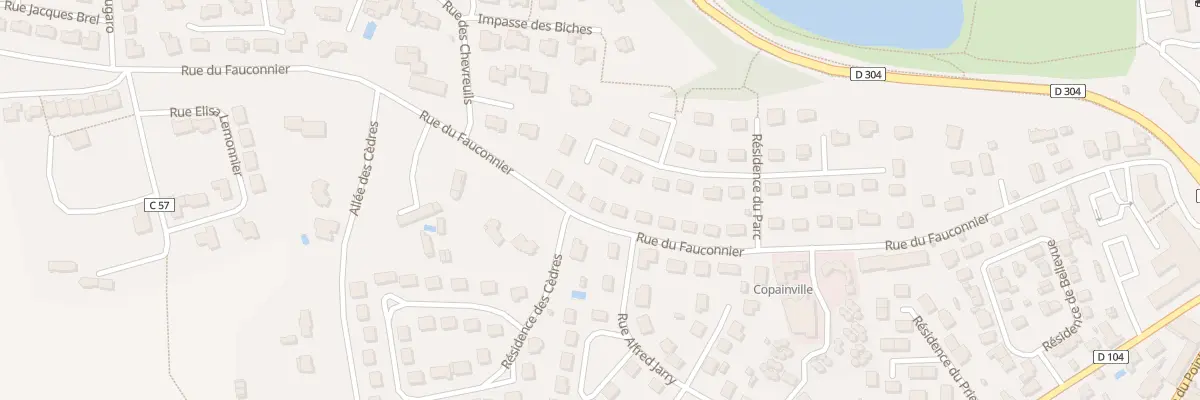 Plan du 456 Rue du Fauconnier à Mayenne