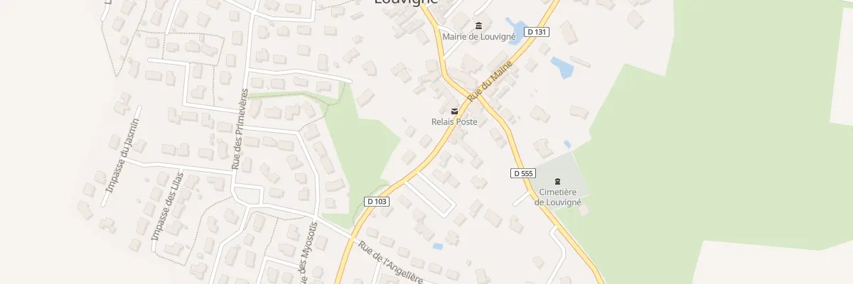 Plan du 3 Rue du Maine à Louvigné