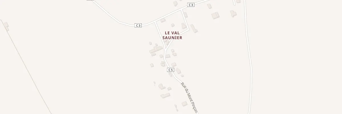 Plan du 7 Le Val-Saunier à Saint-Paul