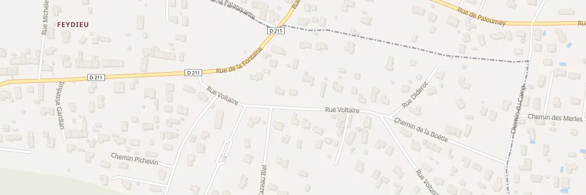 Plan du 211 Rue Voltaire au Pian-Médoc