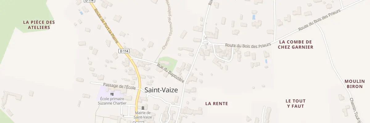 Plan du 23 Rte de la Croix à Saint-Vaize