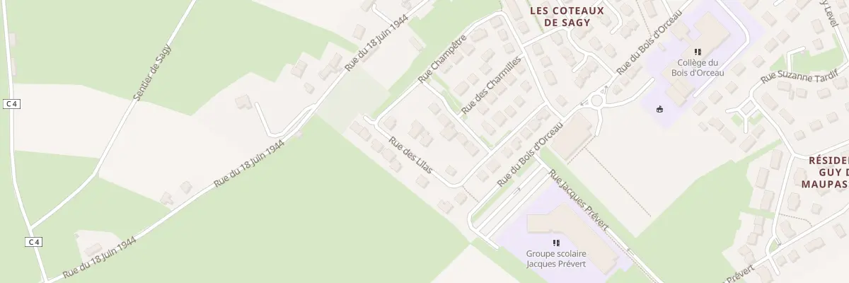 Plan du 14 Rue des Lilas à Tilly-sur-Seulles
